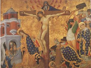 Christ on the Cross with the Martyrdom (mk05), Henri Bellechose